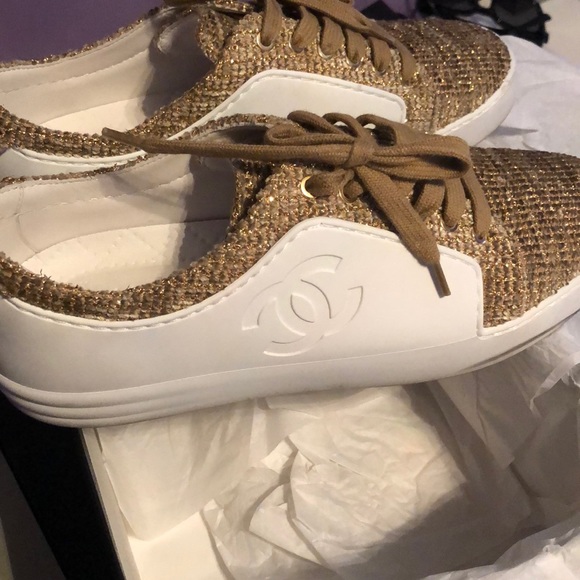 Chanel Tweed Sneakers - Picture 1 of 4
